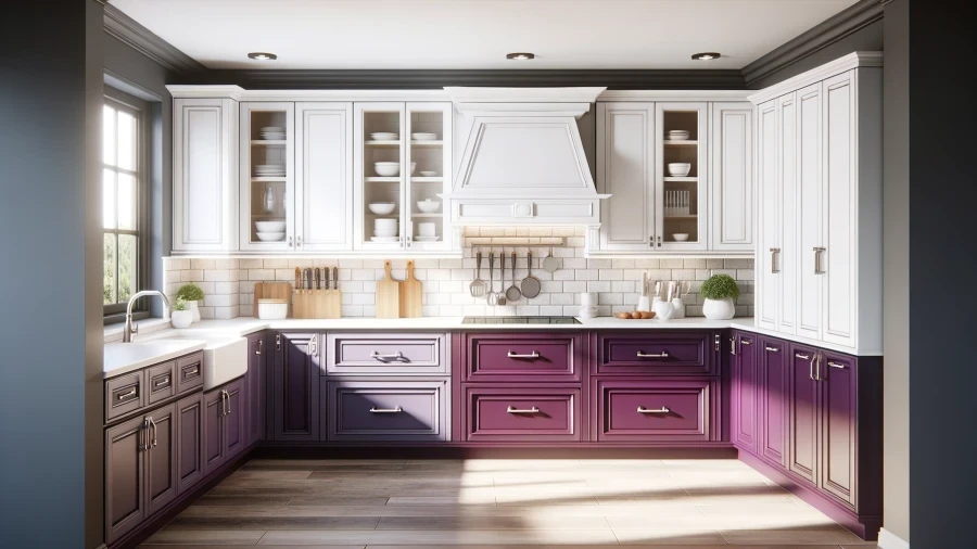 12 Purple Kitchen Ideas to Remodel Your Kitchen with Gorgeous Purple Color