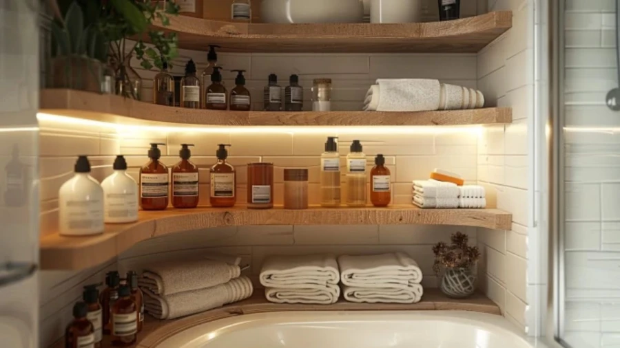 Creative 20 Small Bathroom Storage Ideas to Make Your Home Space Big