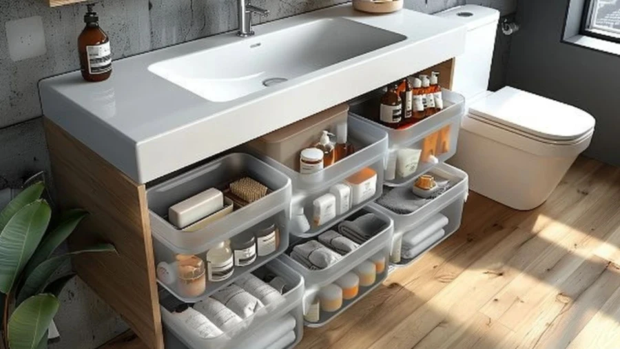 Creative 20 Small Bathroom Storage Ideas to Make Your Home Space Big