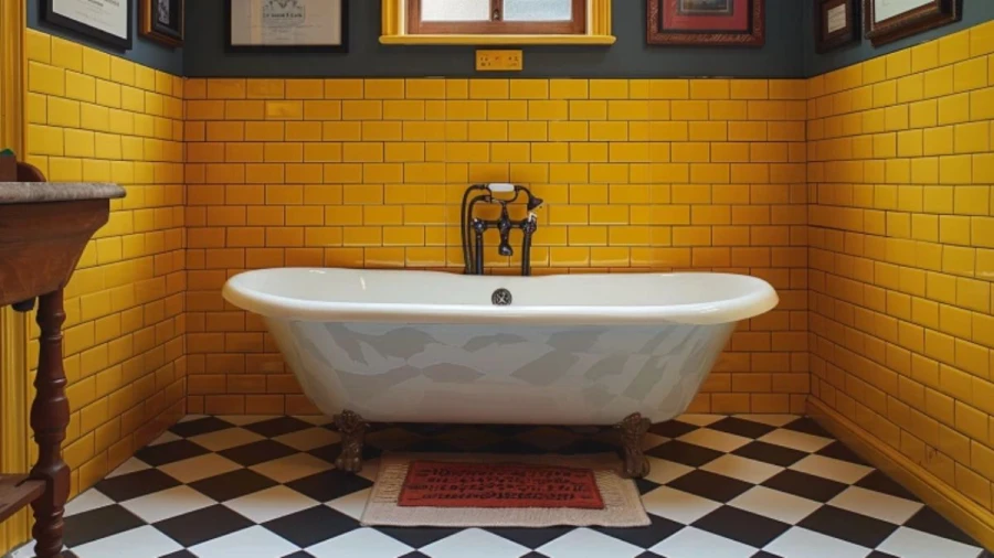 Stylish 20 Small Bathroom Tile Ideas to Brighten Your Bathroom