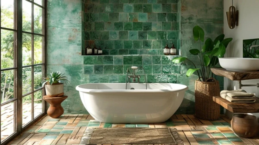 Stylish 20 Small Bathroom Tile Ideas to Brighten Your Bathroom