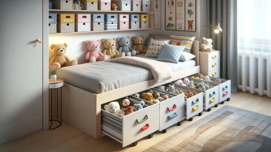 Cute and Best Stuffed Animal Storage Ideas to Your Child's Room