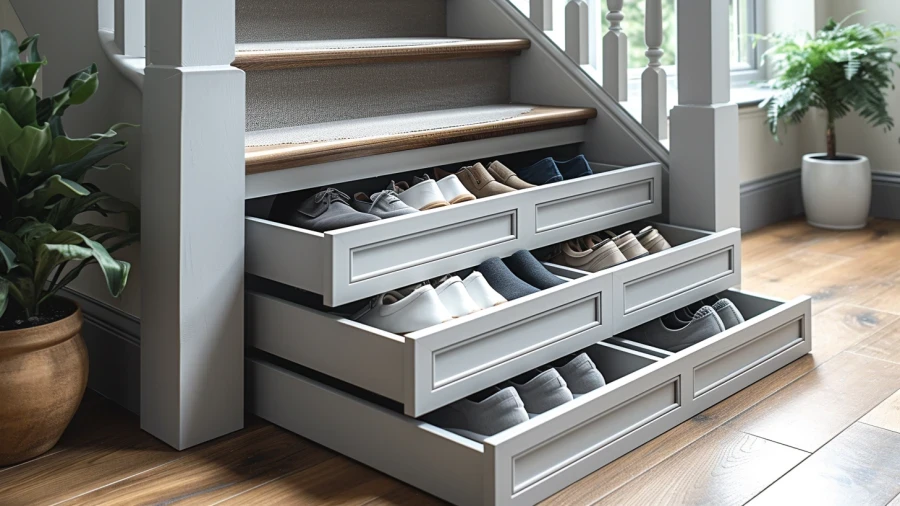 Beautiful Under Stair Storage Ideas to Customize Your Storage Space