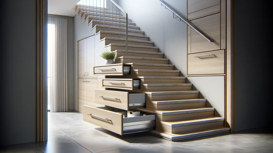 Smart Under-Stair Storage Ideas and Designs 2024 to Optimize Space Under Your Stairs