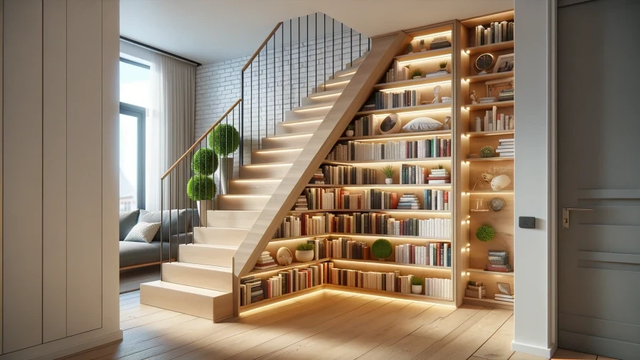 Smart Under-Stair Storage Ideas and Designs 2024 to Optimize Space Under Your Stairs