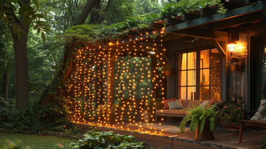20 Backyard String Light Ideas for Illuminating Outdoor Charm