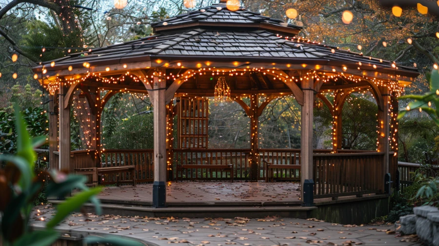 20 Backyard String Light Ideas for Illuminating Outdoor Charm