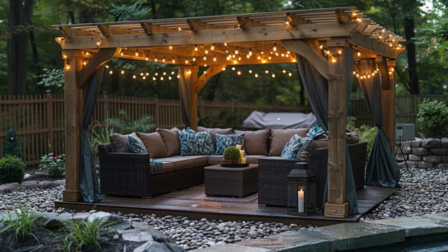 20 Backyard String Light Ideas for Illuminating Outdoor Charm