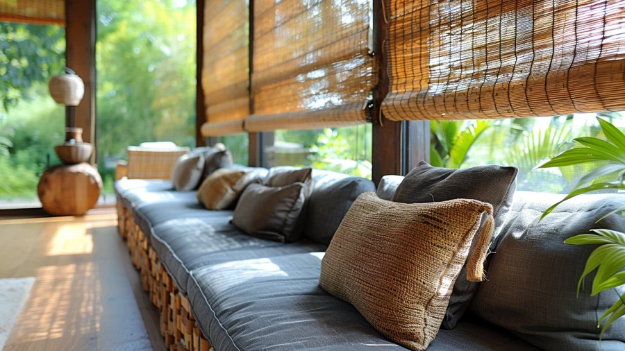 20 Stylish and Practical Front Door Window Covering Ideas