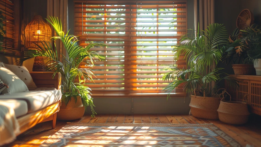 20 Stylish and Practical Front Door Window Covering Ideas