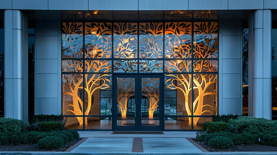 20 Stylish and Practical Front Door Window Covering Ideas