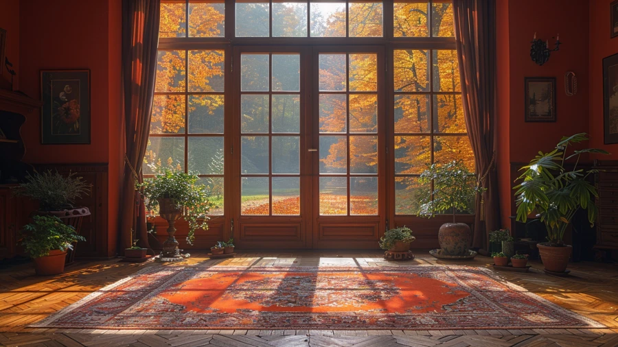 20 Stylish and Practical Front Door Window Covering Ideas