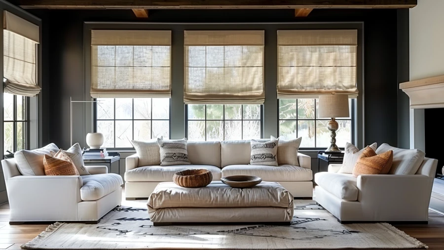 20 Stylish and Practical Front Door Window Covering Ideas