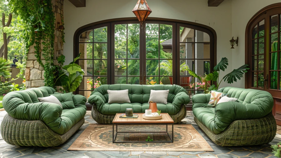Add Freshness to Your Living Space with These 20 Green Sofa Ideas