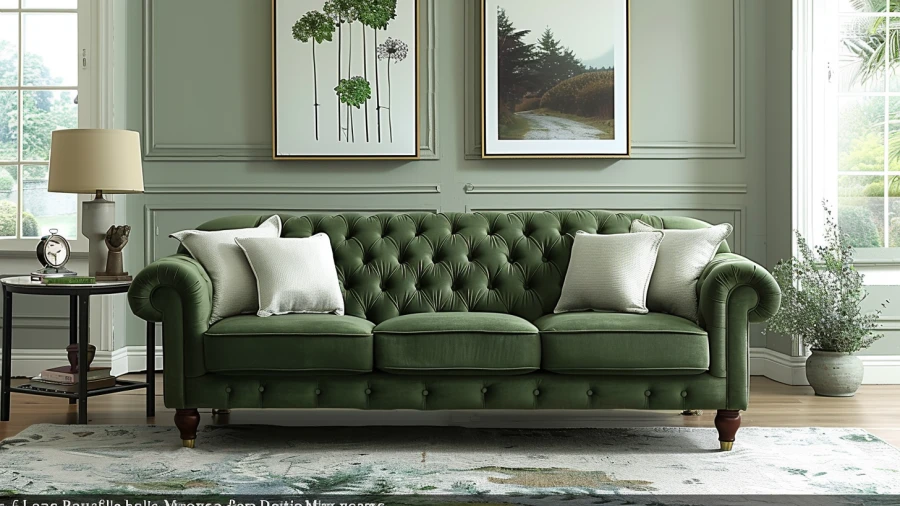 Add Freshness to Your Living Space with These 20 Green Sofa Ideas