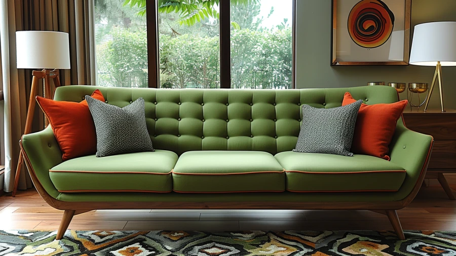 Add Freshness to Your Living Space with These 20 Green Sofa Ideas