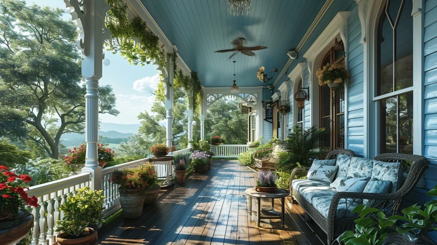8 Enchanting Haint Blue Paint Colors for a Pleasant Front Porch