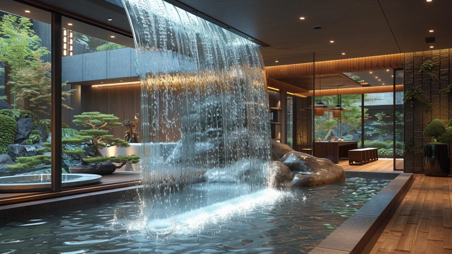 20 Creative Indoor Water Fountain Ideas that Bring Serenity Home