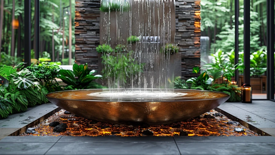 20 Creative Indoor Water Fountain Ideas that Bring Serenity Home