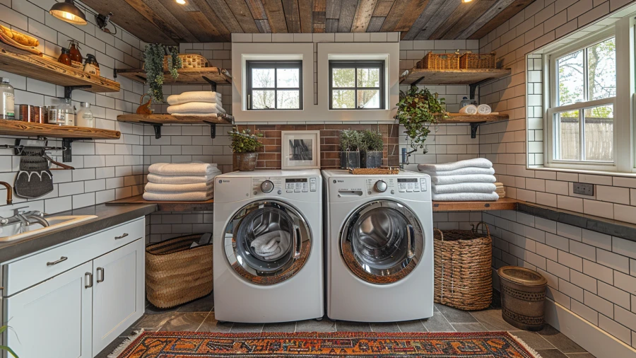 Enhancing Style and Function with 20 Laundry Room Tile Ideas