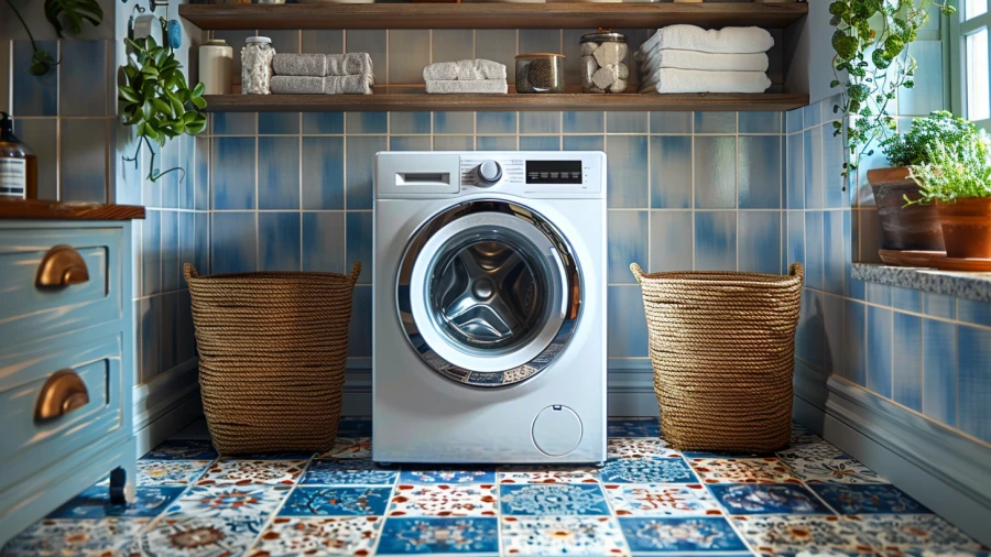 Enhancing Style and Function with 20 Laundry Room Tile Ideas