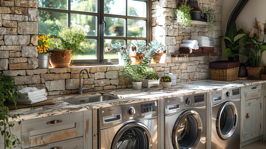 Enhancing Style and Function with 20 Laundry Room Tile Ideas