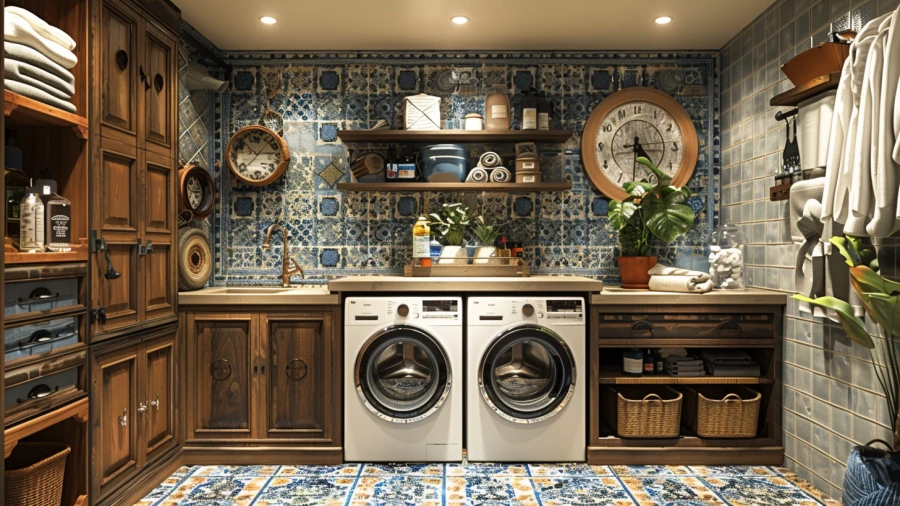 Enhancing Style and Function with 20 Laundry Room Tile Ideas