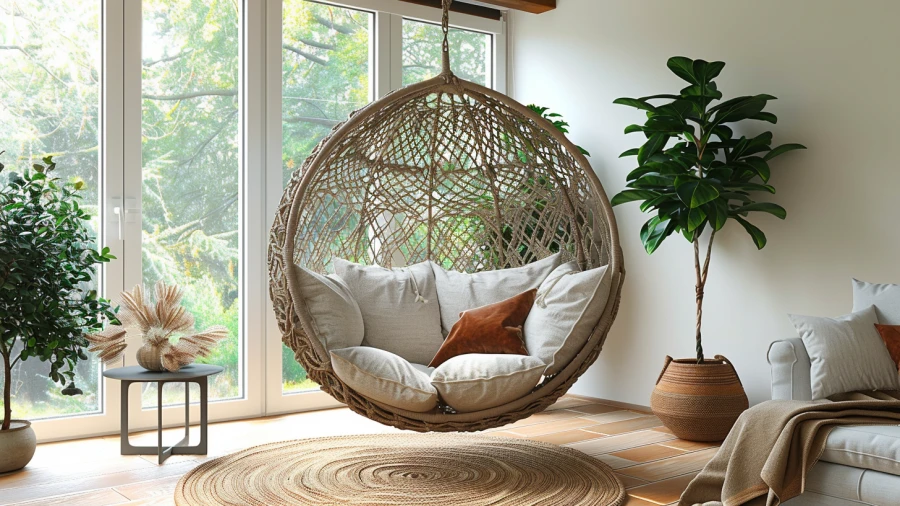 20 Living Room Swing Ideas to Elevate Your Home's Comfort and Style