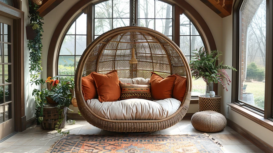 20 Living Room Swing Ideas to Elevate Your Home's Comfort and Style