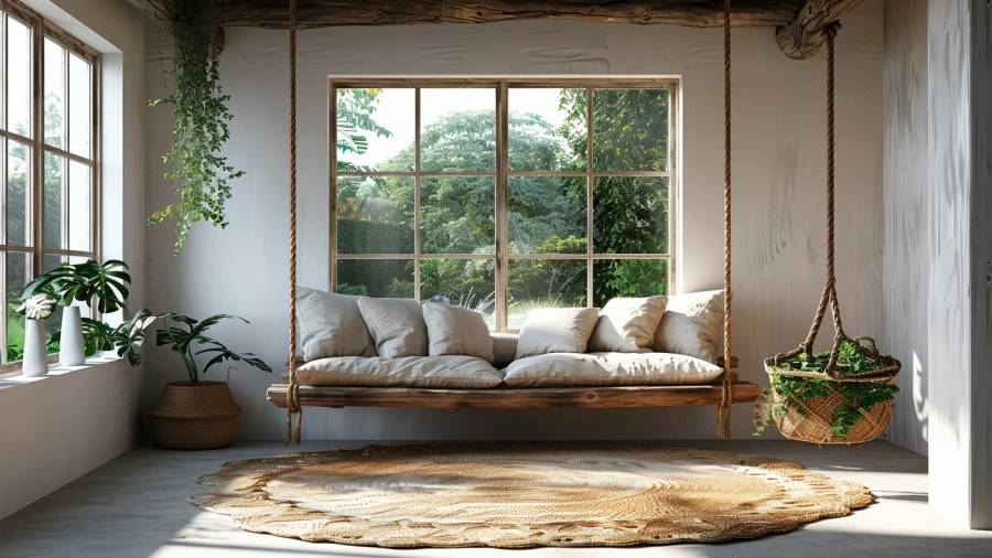 20 Living Room Swing Ideas to Elevate Your Home's Comfort and Style