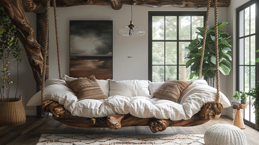 20 Living Room Swing Ideas to Elevate Your Home's Comfort and Style