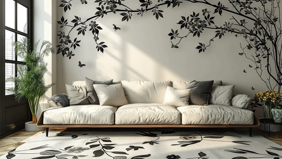 Renew Your Area with these Beautiful Living Room Wallpaper Ideas