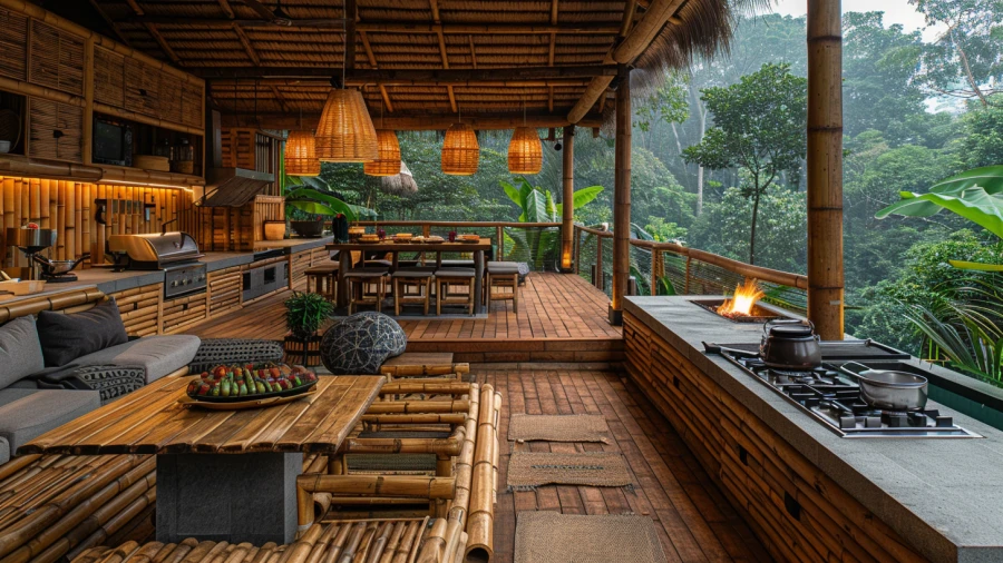 20 Creative Outdoor Kitchen Roof Ideas for Your Backyard