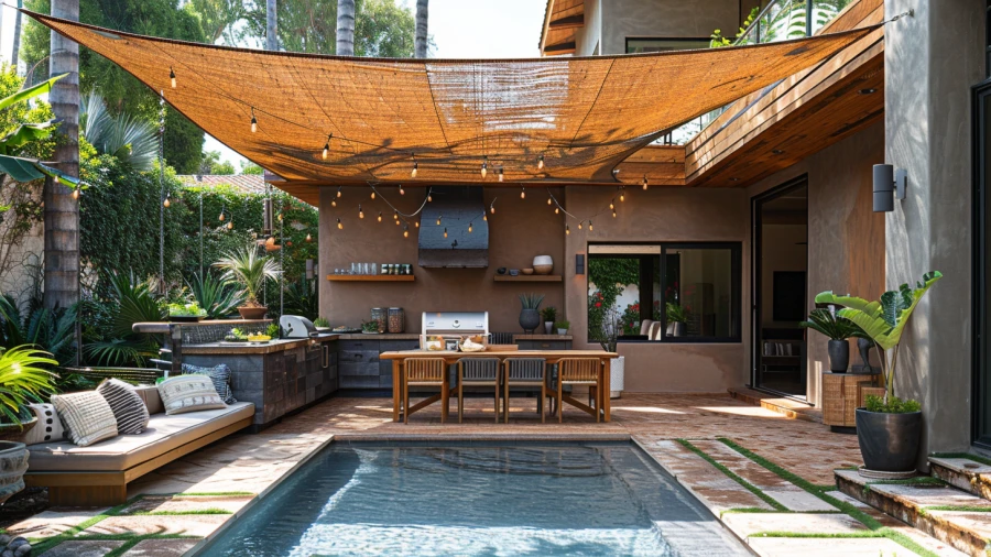 20 Creative Outdoor Kitchen Roof Ideas for Your Backyard