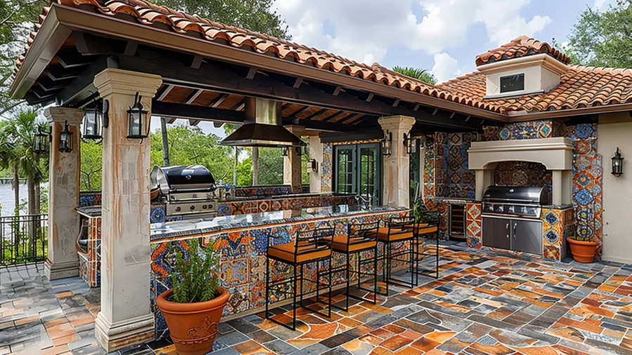 20 Creative Outdoor Kitchen Roof Ideas for Your Backyard
