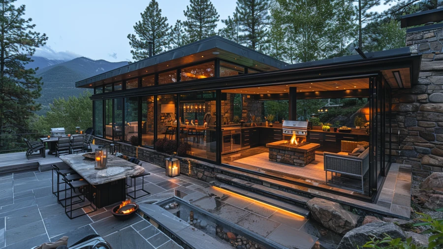 20 Creative Outdoor Kitchen Roof Ideas for Your Backyard