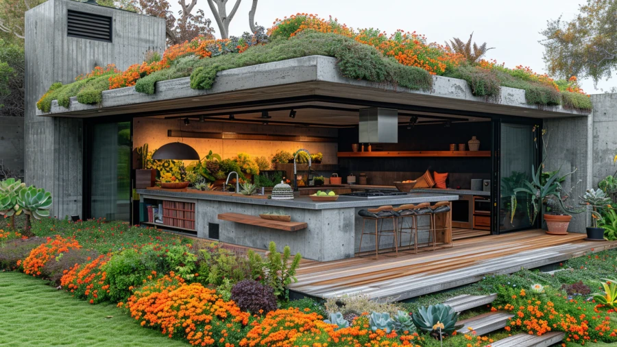 20 Creative Outdoor Kitchen Roof Ideas for Your Backyard