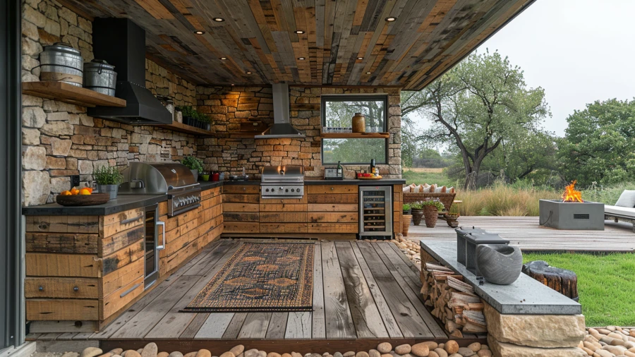 20 Creative Outdoor Kitchen Roof Ideas for Your Backyard