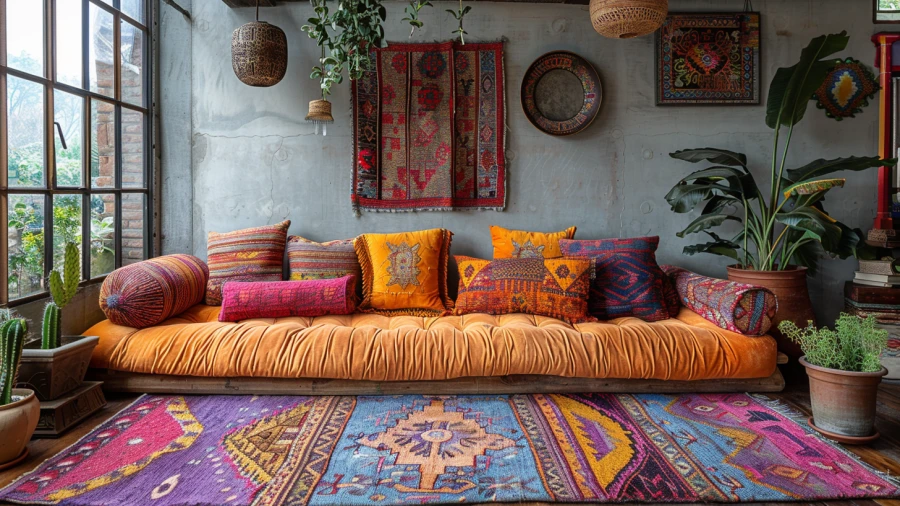 Top 20 Boho Living Room Ideas to Transform Your Space with Eclectic Decor and Vibrant Patterns for a Unique Look