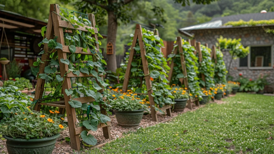 20 Cucumber Trellis Ideas to Enhance Your Garden with Creative, Space-Saving Solutions for Growing Healthy, Pest-Free Cucumbers