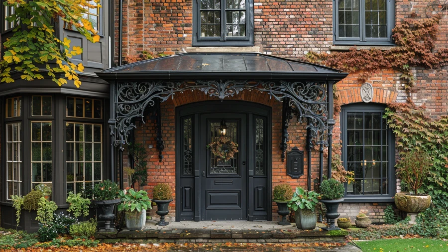 20 Inspiring Front Door Canopy Ideas for Remodeling Your Entrance