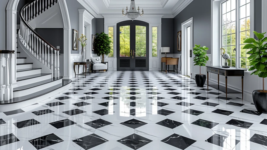 Transform Your Entryway with 20 Creative Hallway Tile Ideas