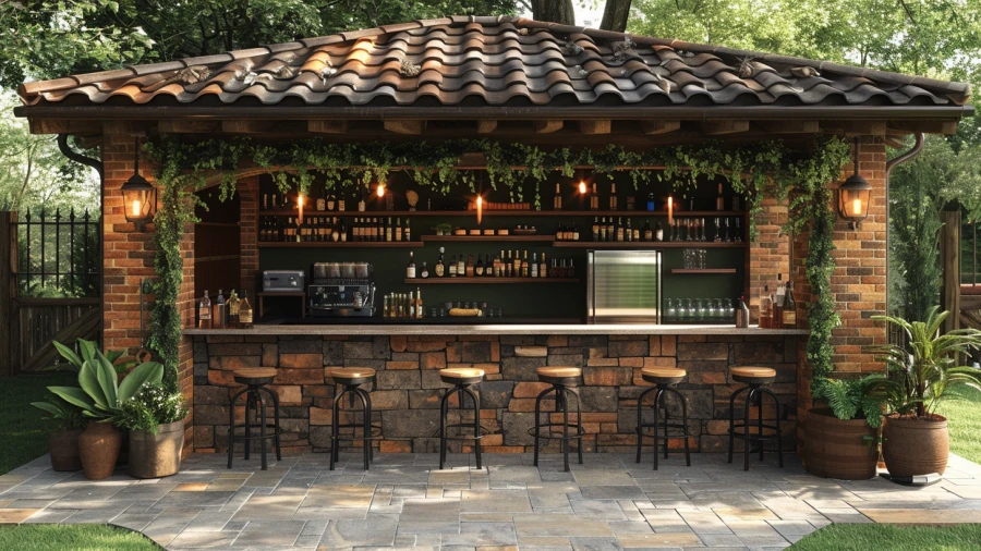 Top 20 Stunning Outdoor Bar Ideas  for Stylish Entertaining and Relaxation