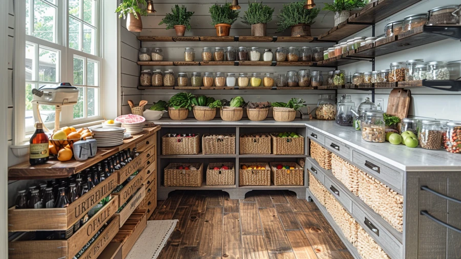 Maximize Your Kitchen Storage with these 20 Pantry Shelving Ideas