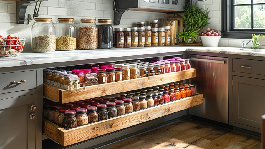 Maximize Your Kitchen Storage with these 20 Pantry Shelving Ideas