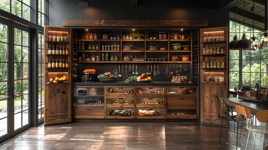 Maximize Your Kitchen Storage with these 20 Pantry Shelving Ideas