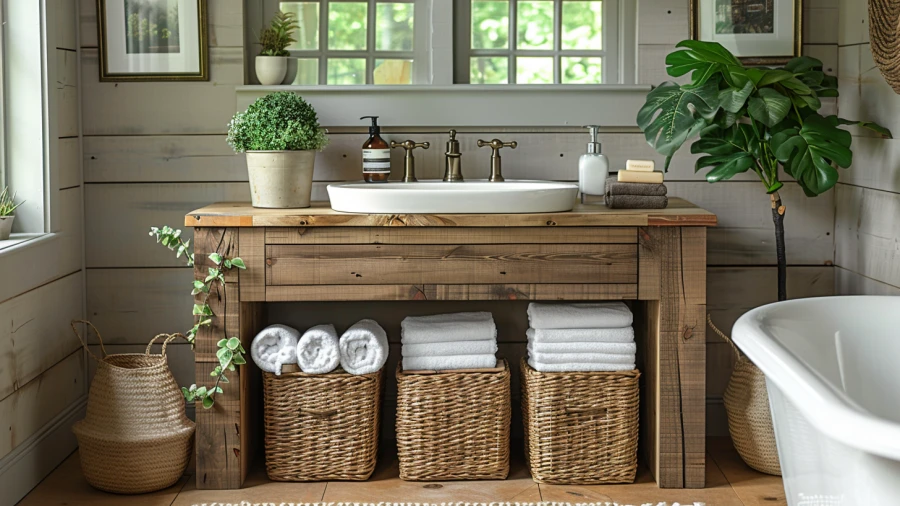 Transform Your Bathroom with these 20 Clever Pedestal Sink Storage Ideas