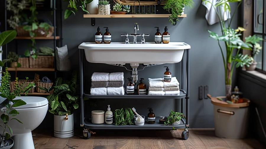 Transform Your Bathroom with these 20 Clever Pedestal Sink Storage Ideas