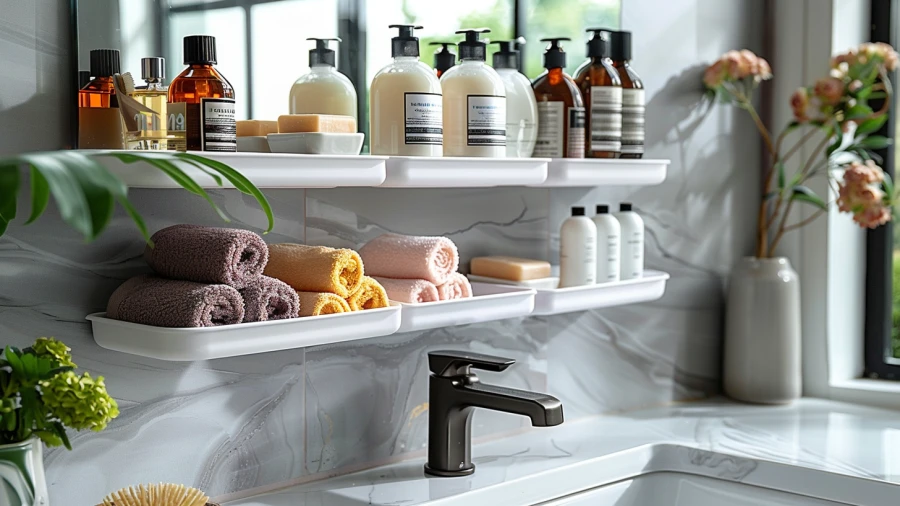 Transform Your Bathroom with these 20 Clever Pedestal Sink Storage Ideas