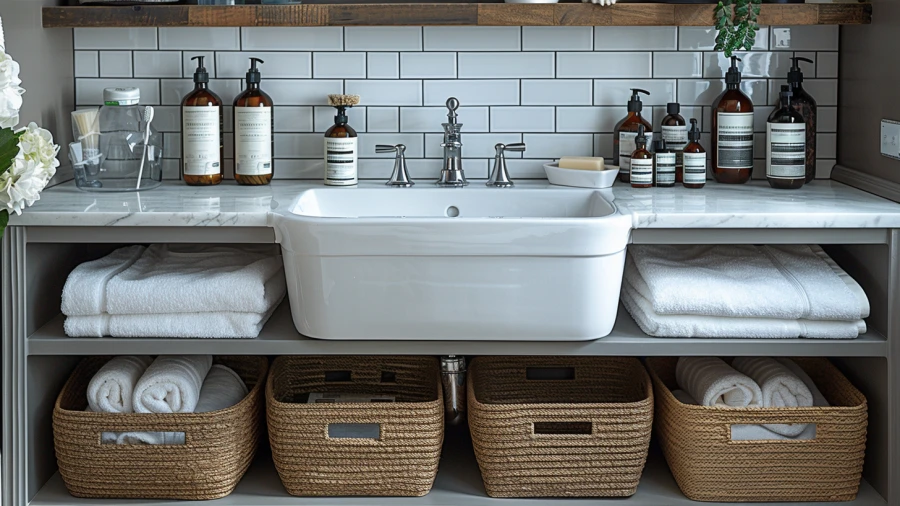 Transform Your Bathroom with these 20 Clever Pedestal Sink Storage Ideas